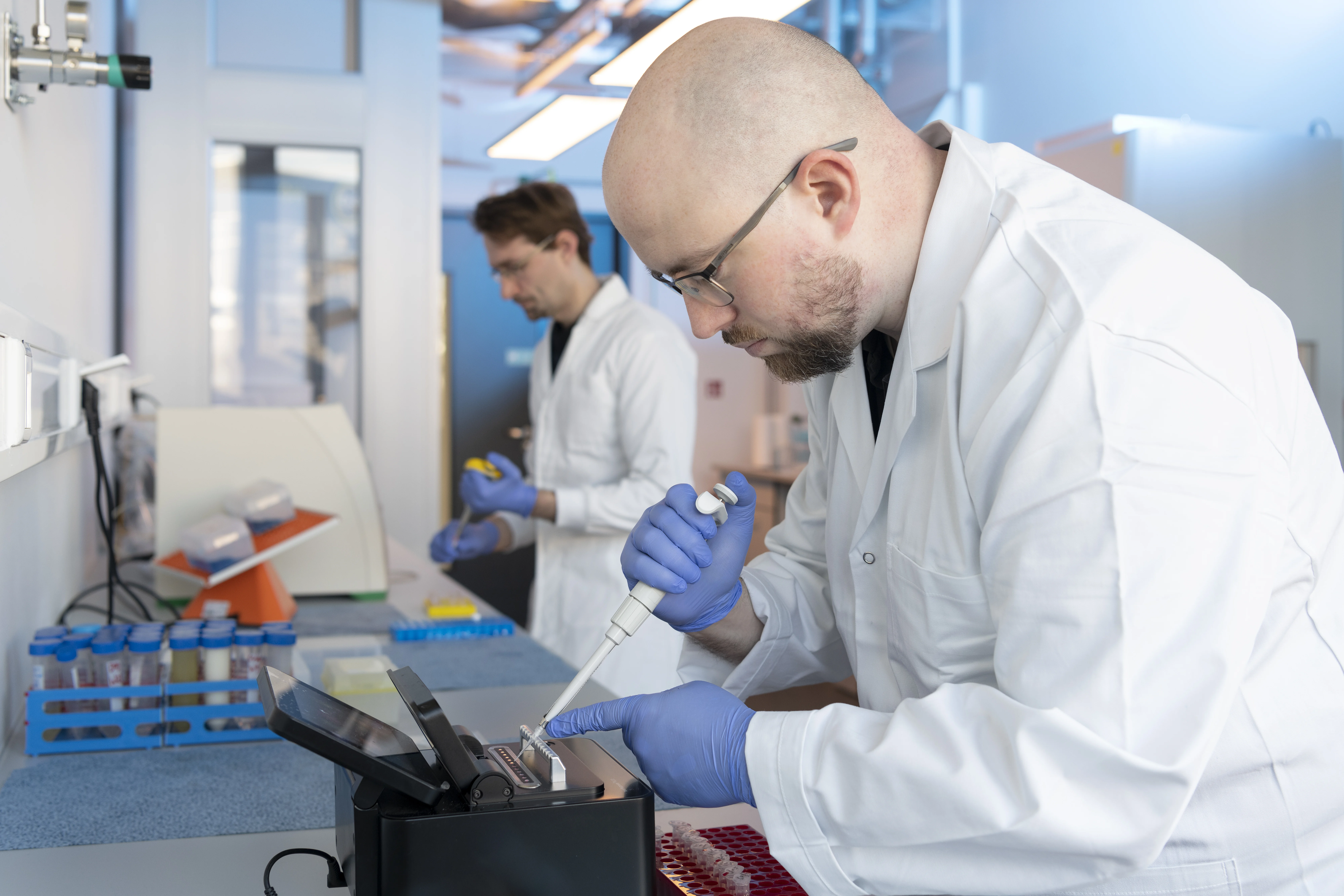 Badische Peptide & Proteine GmbH (BPP) ist ein junges Biotechnologie-Startup mit Sitz in Nordbaden, das sich auf die nachhaltige Herstellung funktionaler Peptide und Proteine spezialisiert hat. Foto: MRN/Tobias Schwerdt