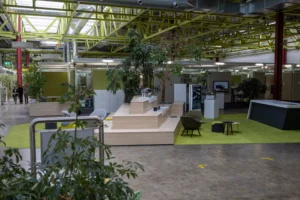 New Work Area: Aufenthaltsqualität schafft ein gutes Arbeitsumfeld.